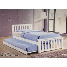 Wooden Single bed frame (with ..